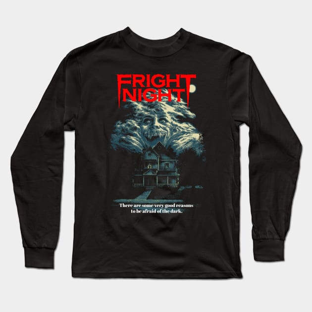 Fright Night, Horror, Cult Classic, Vampire Long Sleeve T-Shirt by Premium Nation